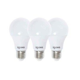 3PACK FOCO LED BULBO 9W