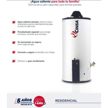 CALENT DEP AUT CINSA CL-151 59 LT G-LP