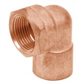 CODO 90 COBRE ROSC INT 13 MM